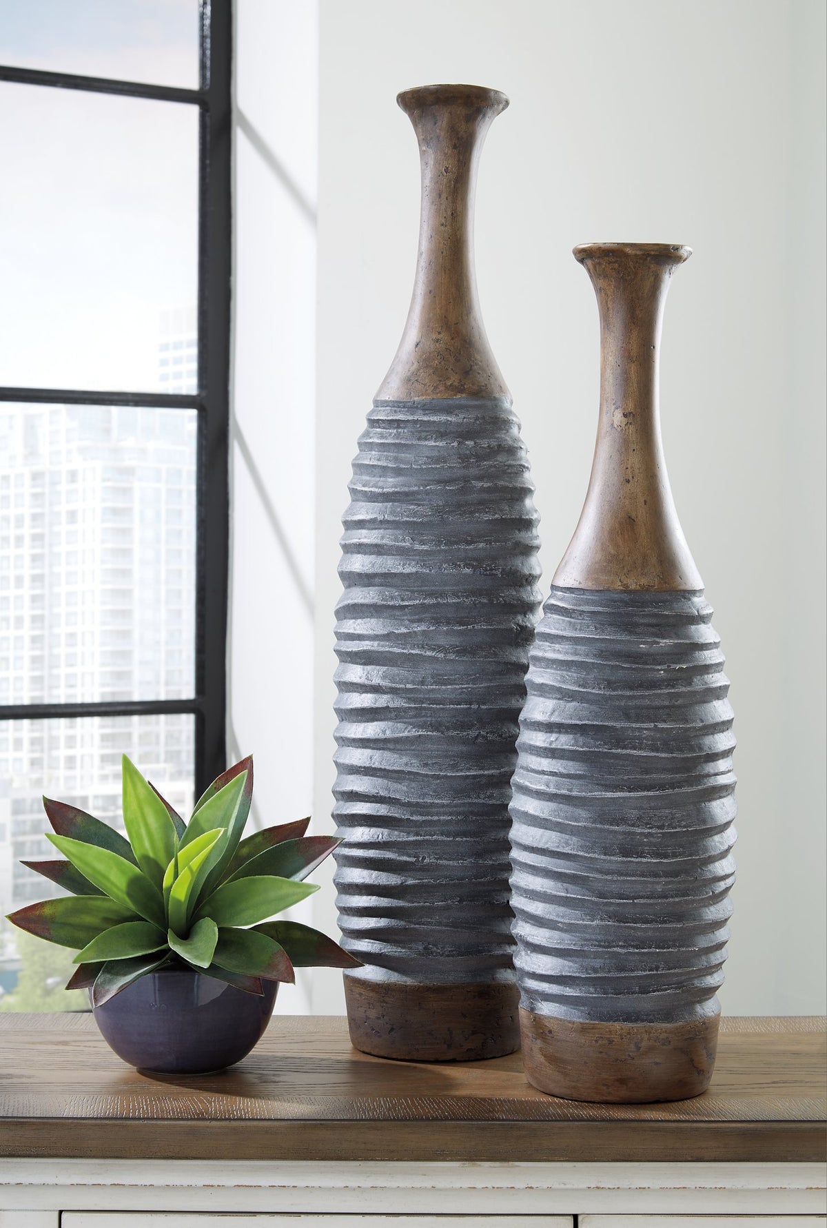 Blayze Vase (Set of 2) - Vase - Half Price Furniture