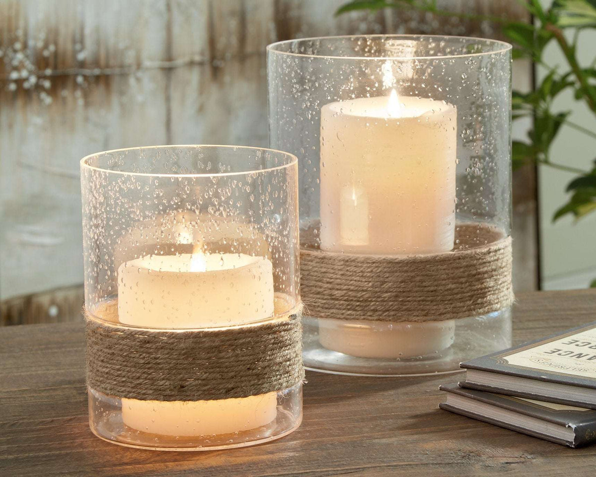 Eudocia Candle Holder (Set of 2) - Candle Holder - Half Price Furniture
