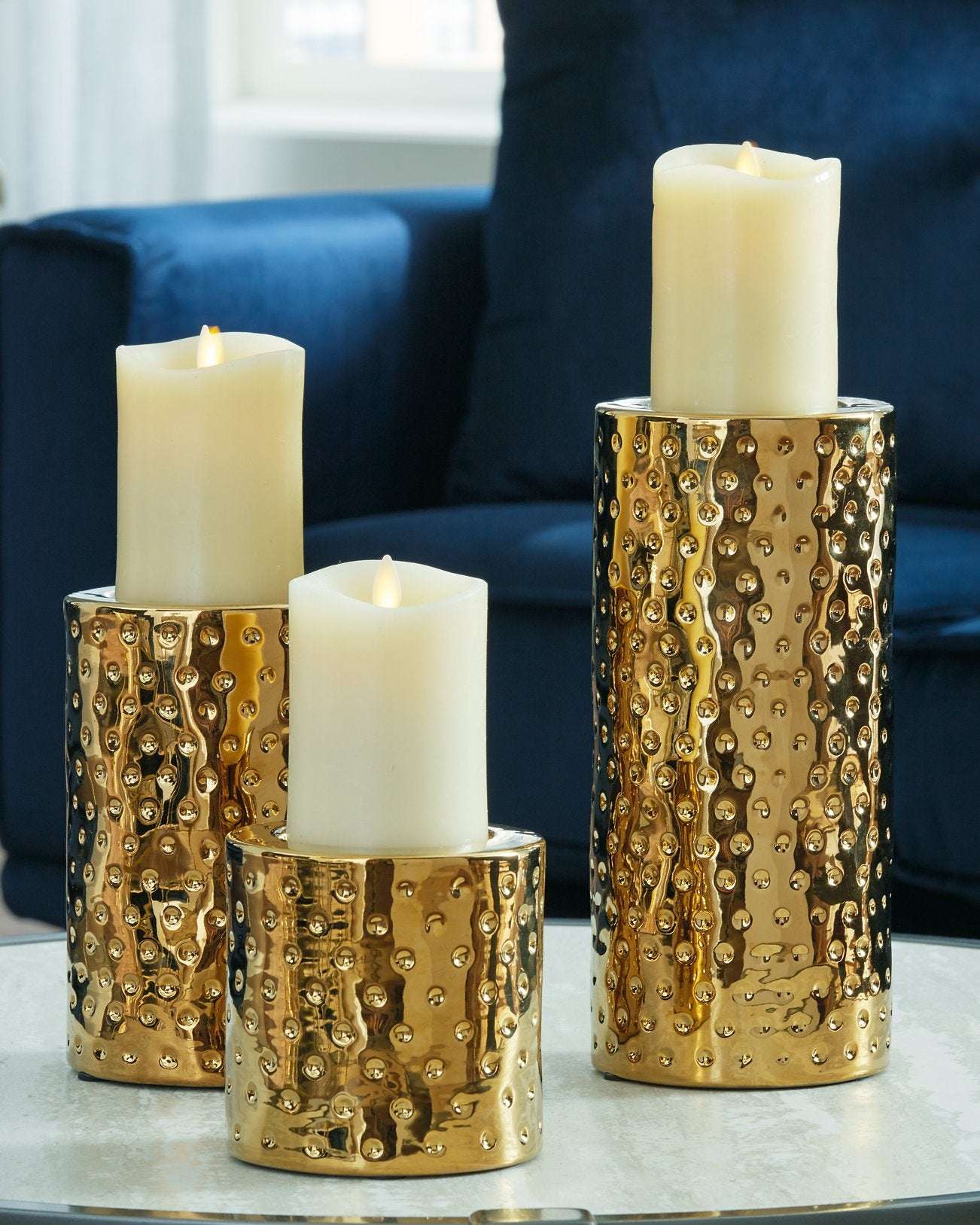 Marisa Candle Holder (Set of 3) - Half Price Furniture