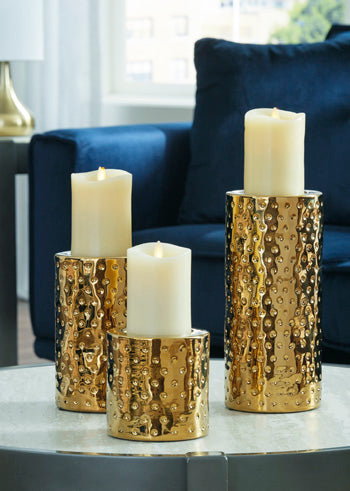 Marisa Candle Holder (Set of 3) - Half Price Furniture