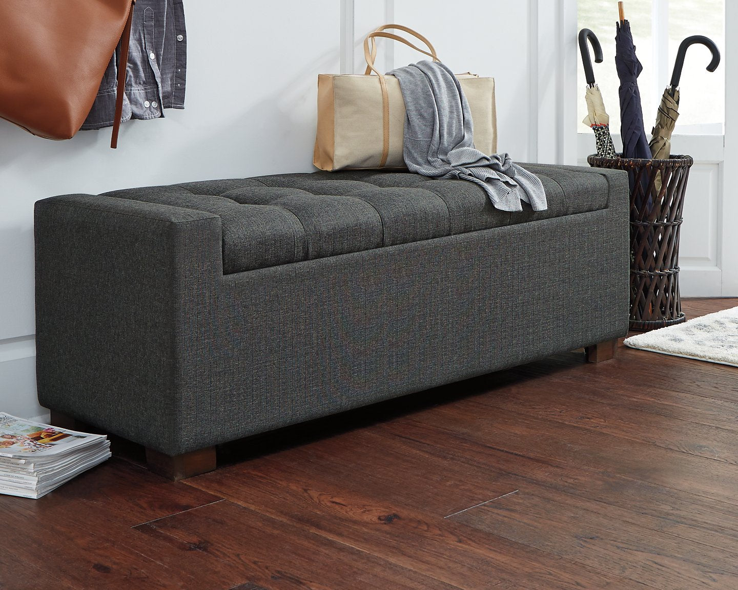 Cortwell Storage Bench - Bench - Half Price Furniture