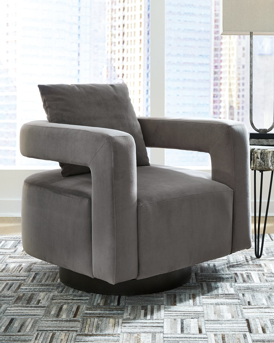 Alcoma Swivel Accent Chair - Accent Chair - Half Price Furniture