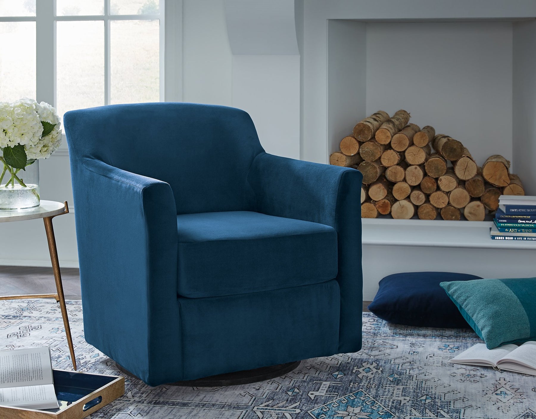 Bradney Swivel Accent Chair - Half Price Furniture