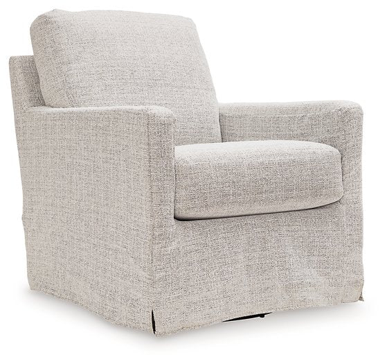 Nenana Next-Gen Nuvella Swivel Glider Accent Chair Half Price Furniture