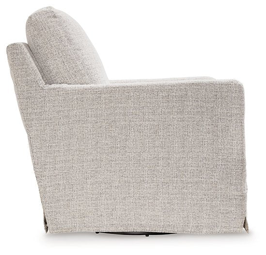 Nenana Next-Gen Nuvella Swivel Glider Accent Chair Half Price Furniture