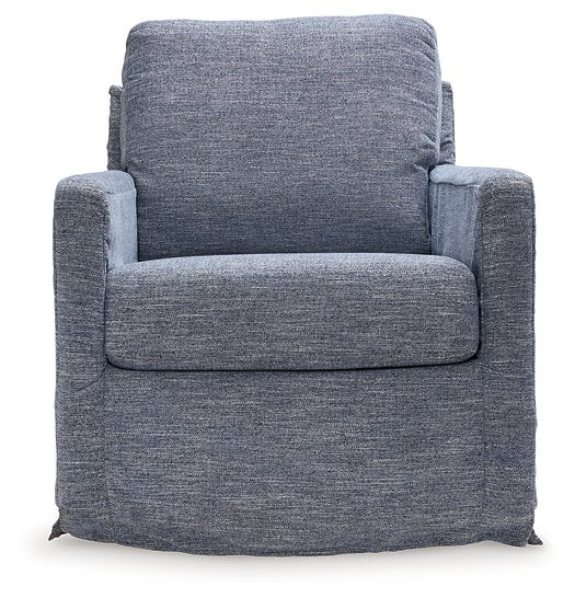 Nenana Next-Gen Nuvella Swivel Glider Accent Chair Half Price Furniture