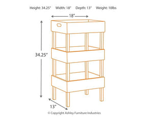 Yulton Storage Shelf - Half Price Furniture