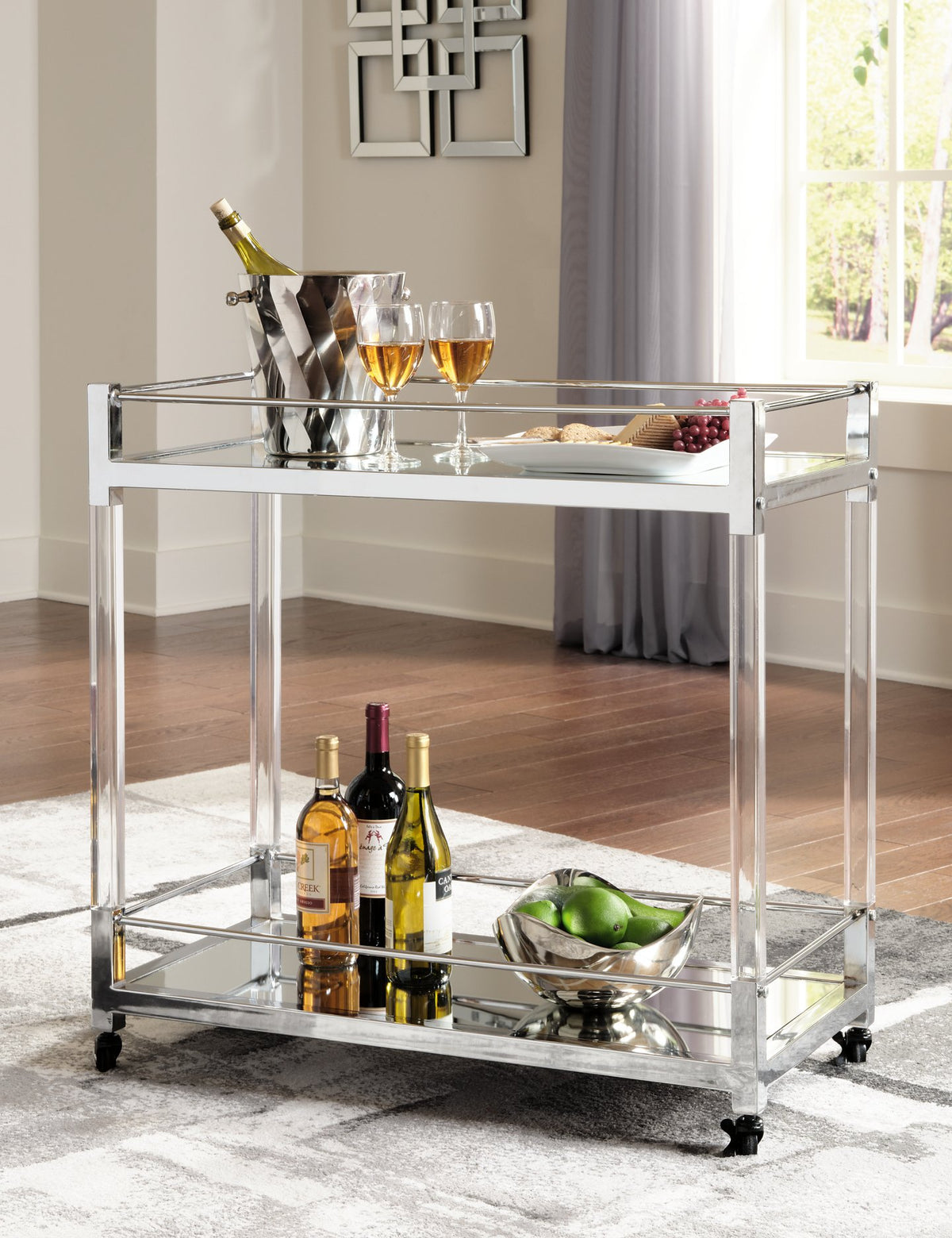 Chaseton Bar Cart - Bar Cart - Half Price Furniture