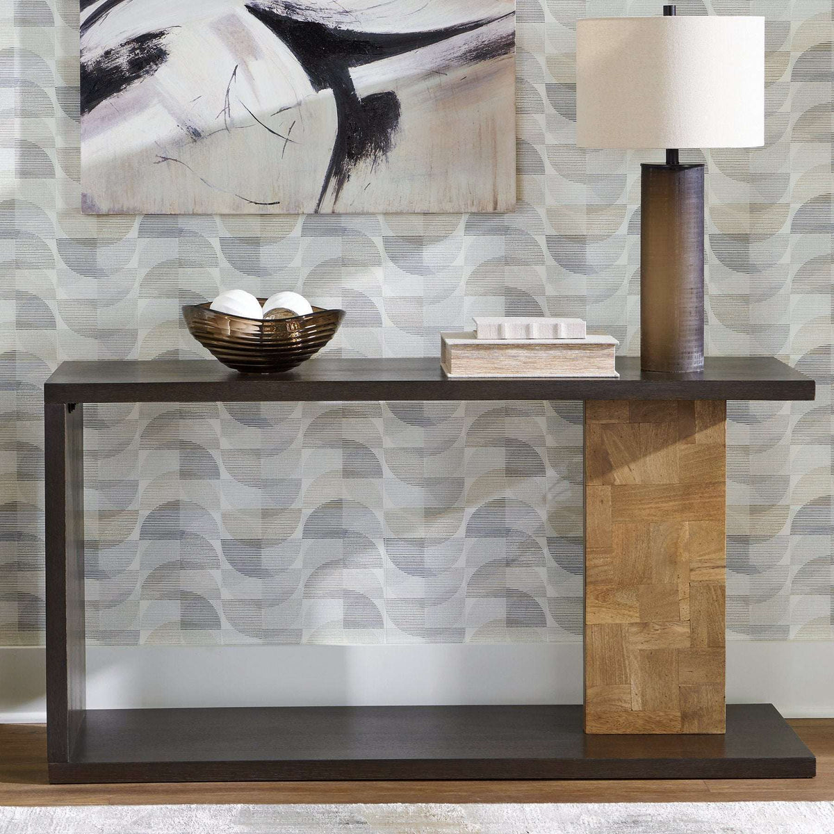 Camlett Console Sofa Table - Sofa Table - Half Price Furniture