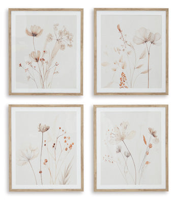 Bondner Wall Art (Set of 4) Half Price Furniture