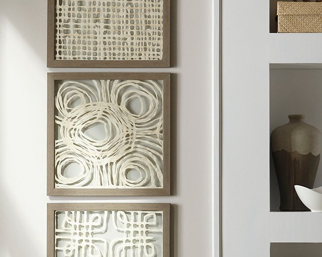Odella Wall Decor (Set of 3) Half Price Furniture