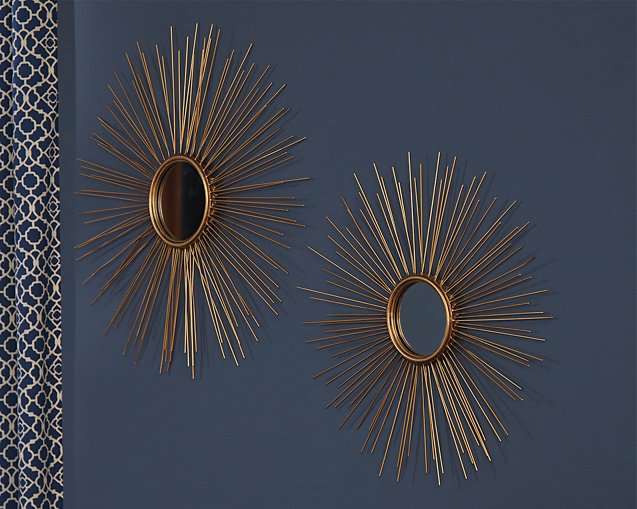 Doniel Accent Mirror (Set of 2) - Mirror - Half Price Furniture