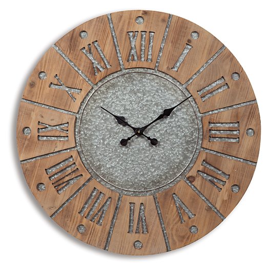 Payson Wall Clock Half Price Furniture