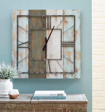 Perdy Wall Clock - Half Price Furniture