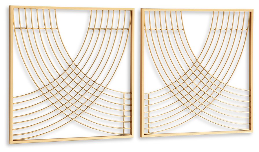 Dalkins Wall Decor (Set of 2) - Wall Decor - Half Price Furniture