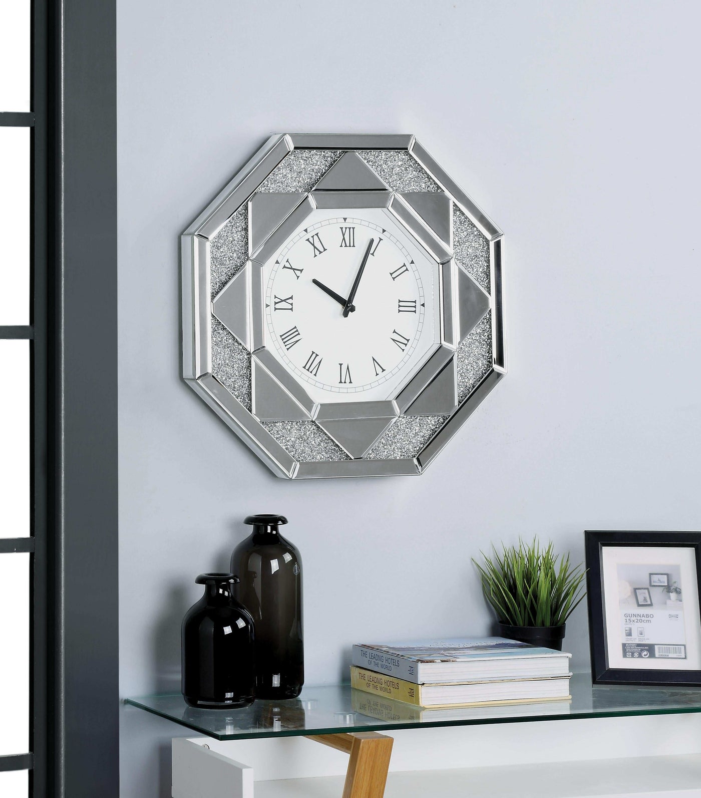 Maita Mirrored Wall Clock - Half Price Furniture