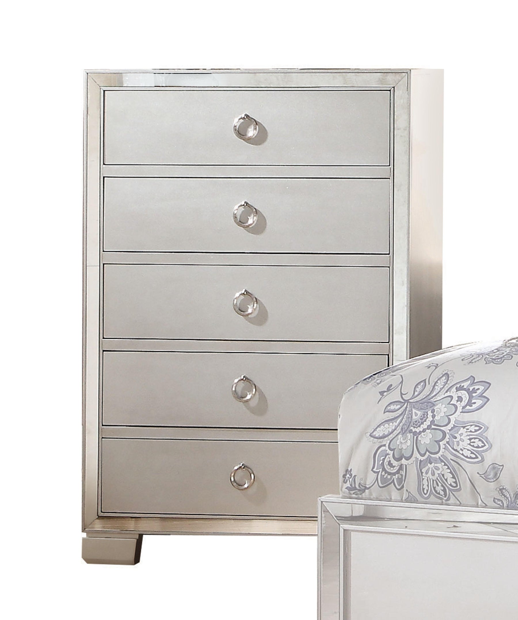 Voeville II Platinum Chest Half Price Furniture
