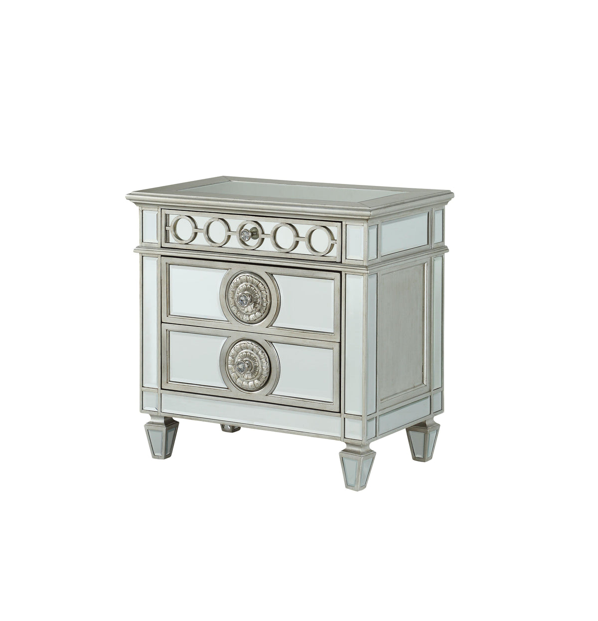 Varian Mirrored Nightstand Half Price Furniture