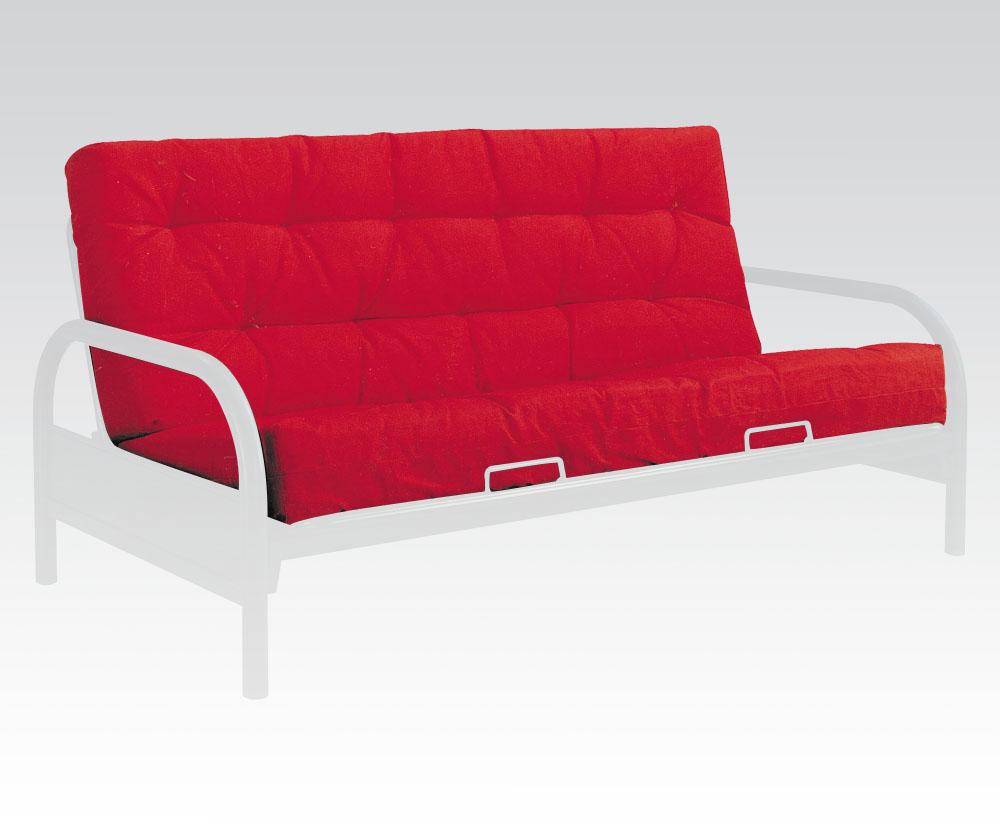 Acme 8" Full Futon Mattress in Red/Black 02812 Half Price Furniture
