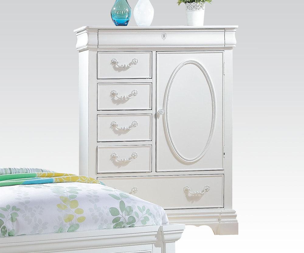 ACME Estrella Youth Chest in White 30246 Half Price Furniture