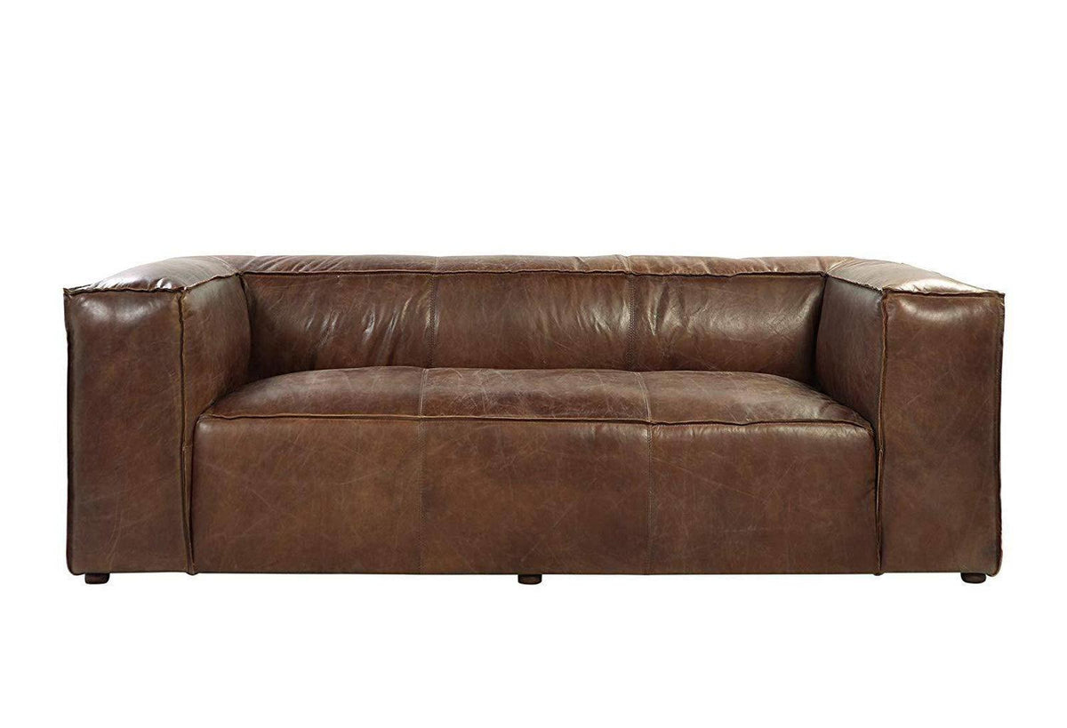 Acme Furniture Brancaster Sofa in Retro Brown 53545 Half Price Furniture