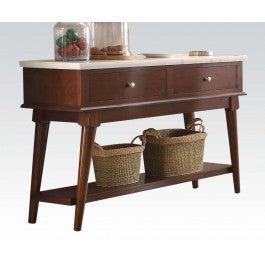 Acme Gasha Server in White/Walnut 72823 Half Price Furniture