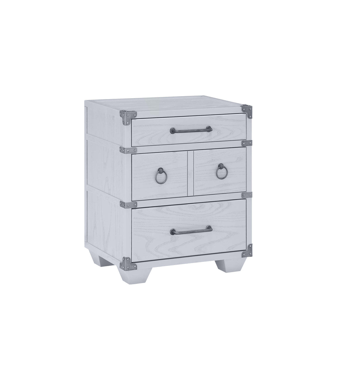Orchest Gray Nightstand w/3 Drw  Las Vegas Furniture Stores