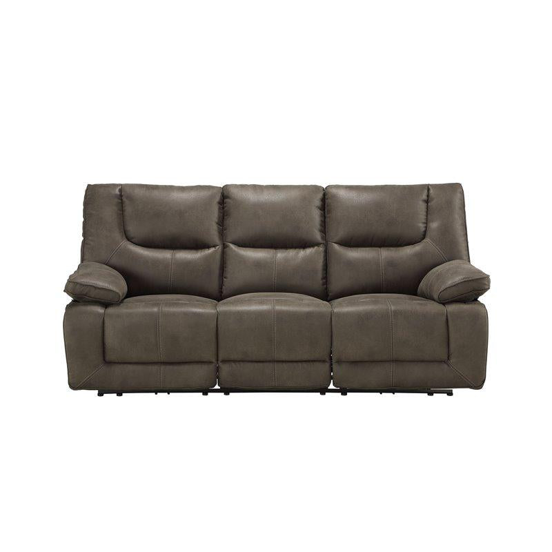 Acme Harumi Power Motion Sofa in Gray Leather-Aire 54895  Las Vegas Furniture Stores