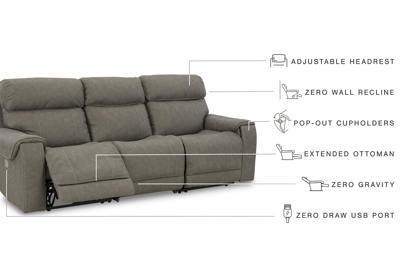 Starbot 3-Piece Power Reclining Sofa - Half Price Furniture