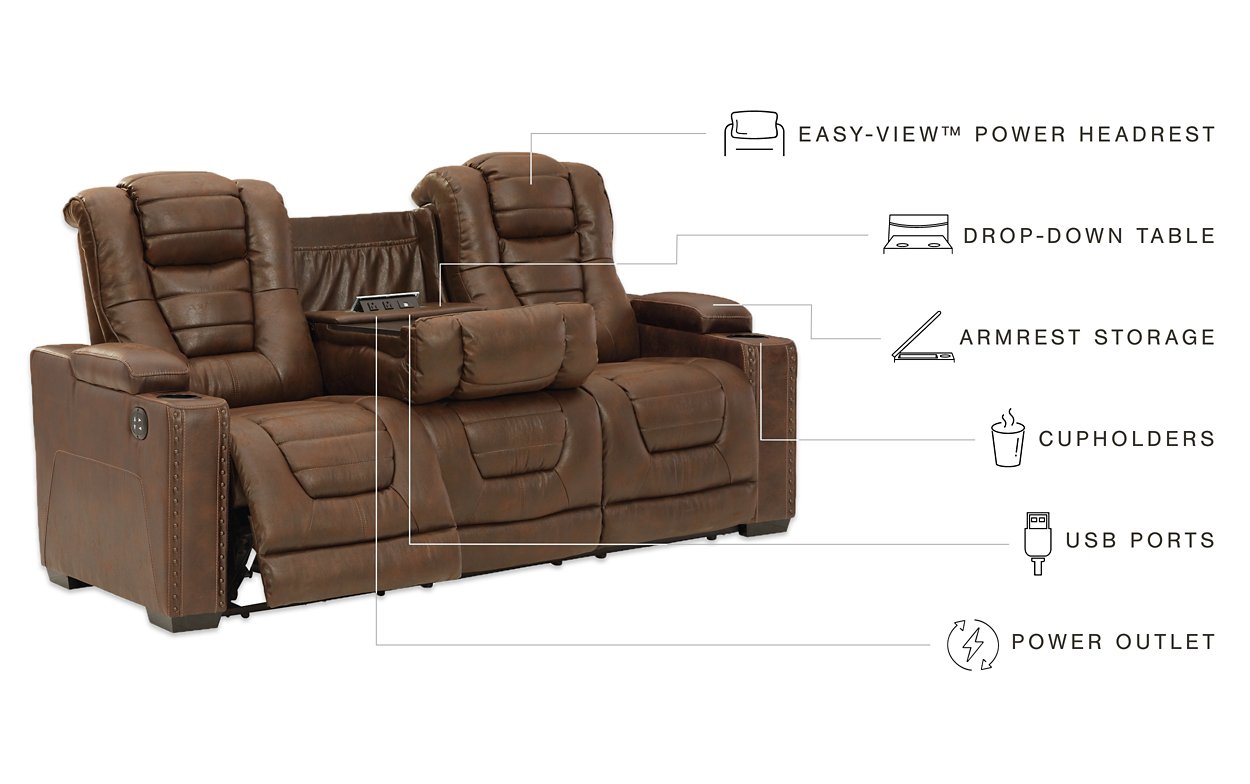 Owner's Box Power Reclining Sofa - Half Price Furniture