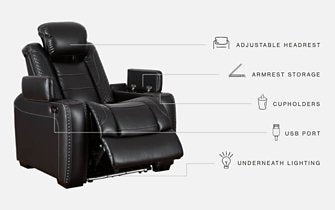 Party Time Power Recliner - Half Price Furniture