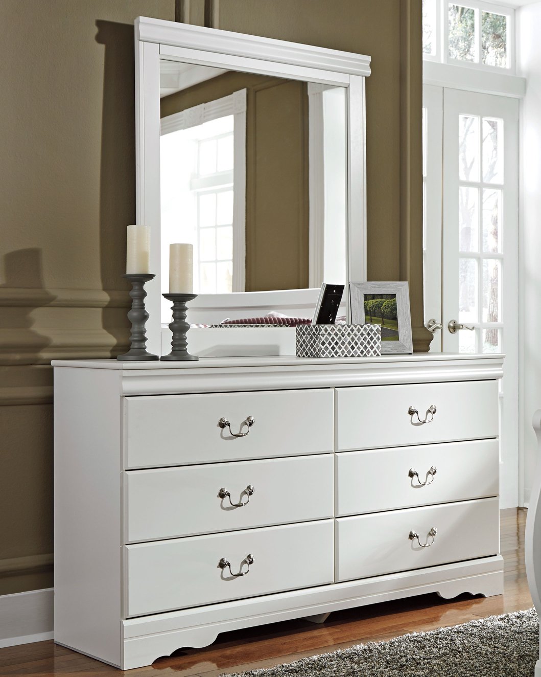 Anarasia Dresser and Mirror - Dresser and Mirror - Half Price Furniture