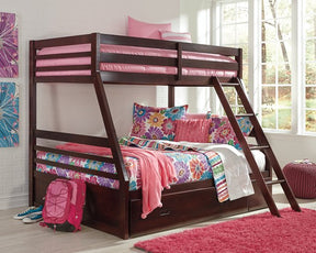 Halanton Youth Bunk Bed with 1 Large Storage Drawer - Half Price Furniture