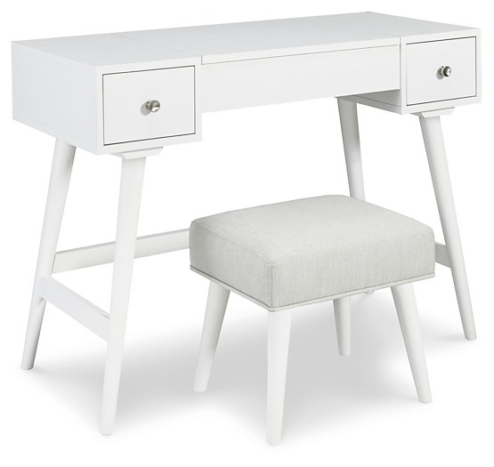 Thadamere Vanity with Stool Half Price Furniture