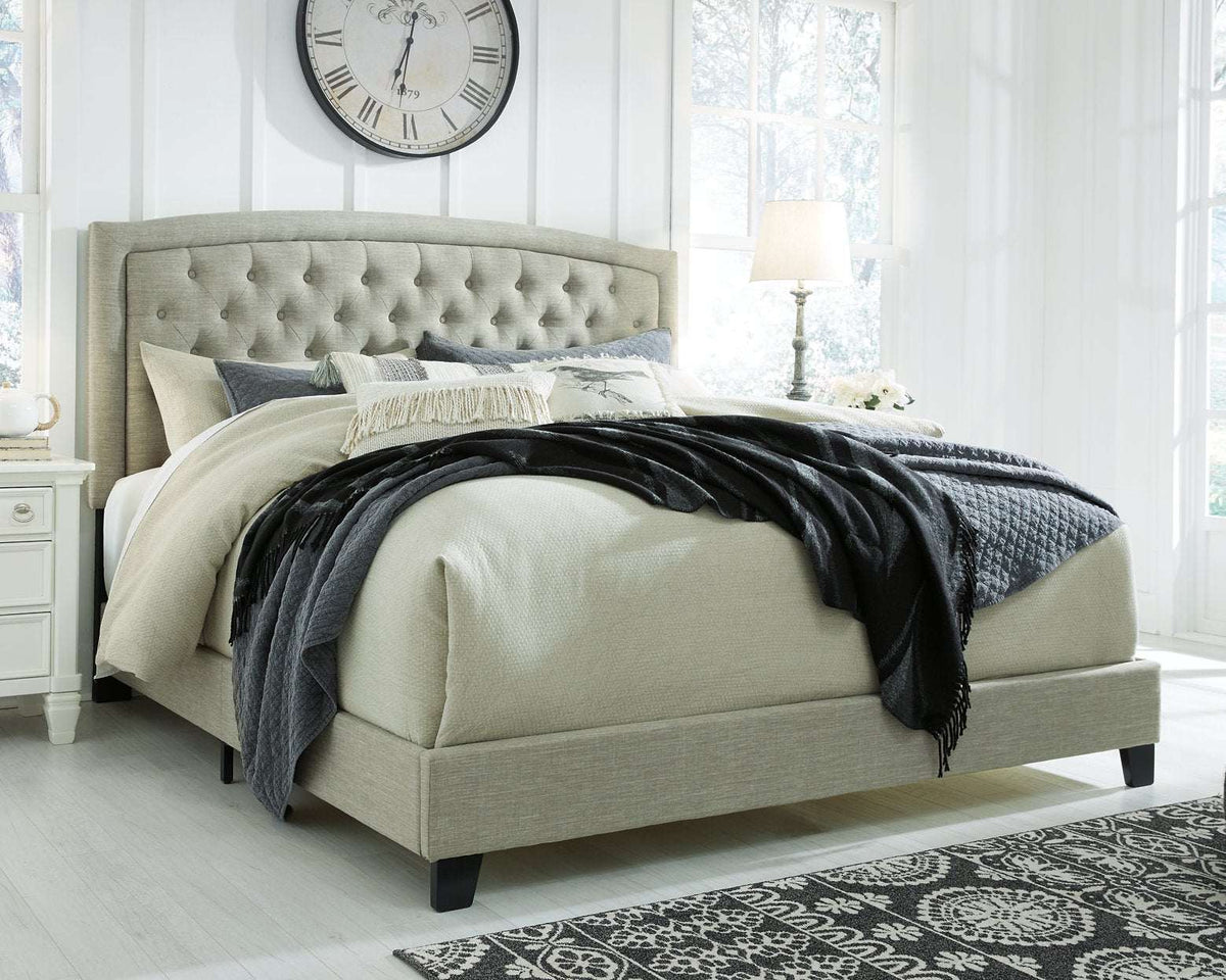 Jerary Upholstered Bed Half Price Furniture