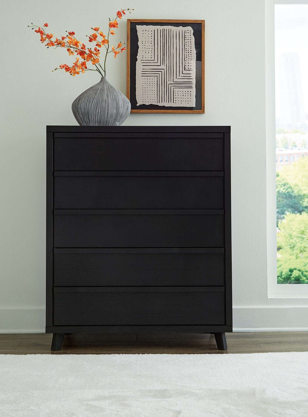 Danziar Wide Chest of Drawers - Half Price Furniture