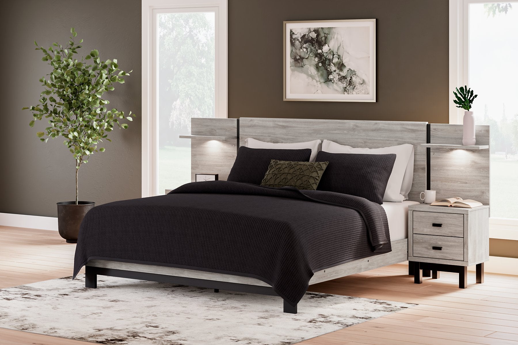 Vessalli Bed with Extensions - Half Price Furniture