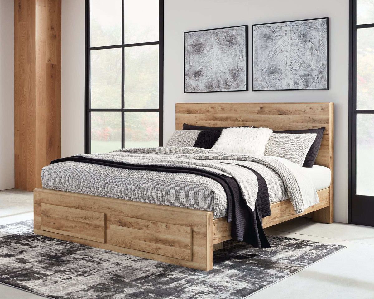 Hyanna Panel Storage Bed Half Price Furniture