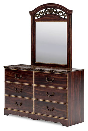 Glosmount Dresser and Mirror - Half Price Furniture
