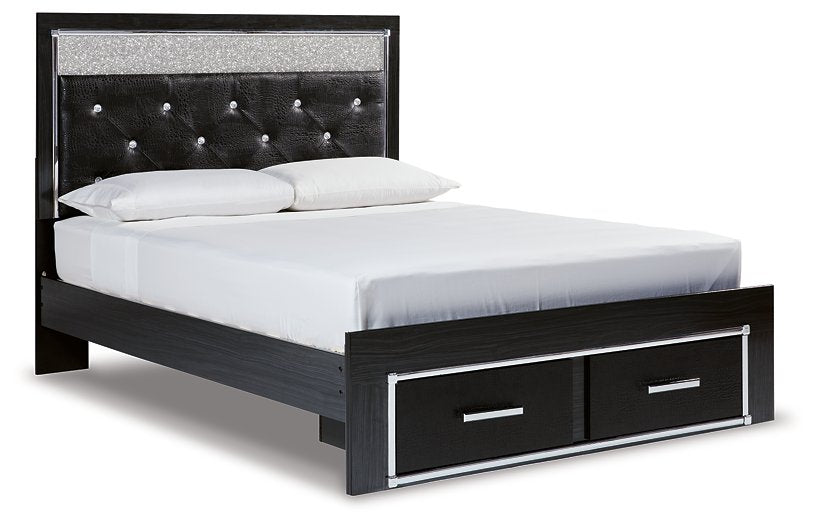 Kaydell Upholstered Panel Storage Bed  Half Price Furniture
