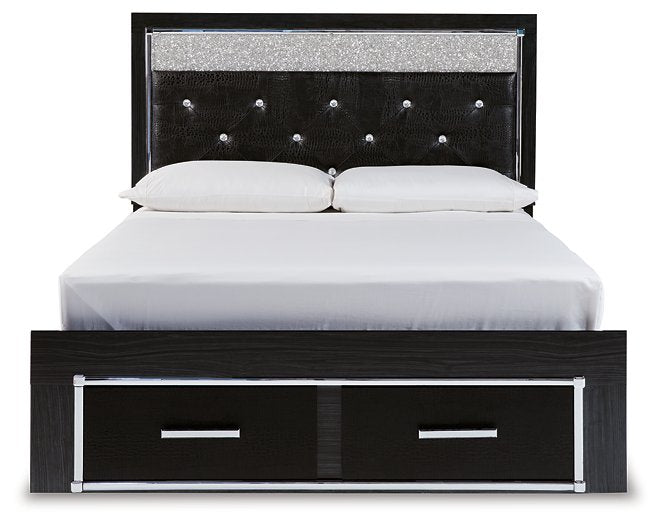 Kaydell Upholstered Panel Storage Bed - Half Price Furniture