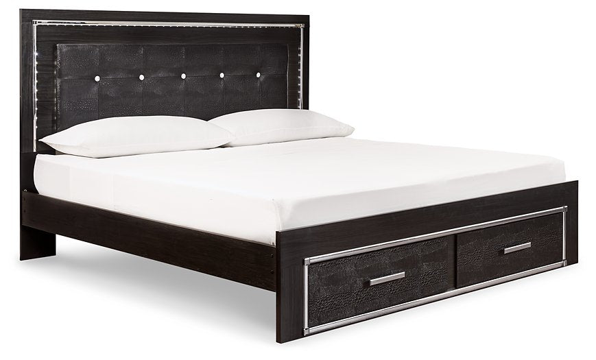 Kaydell Bed with Storage Half Price Furniture
