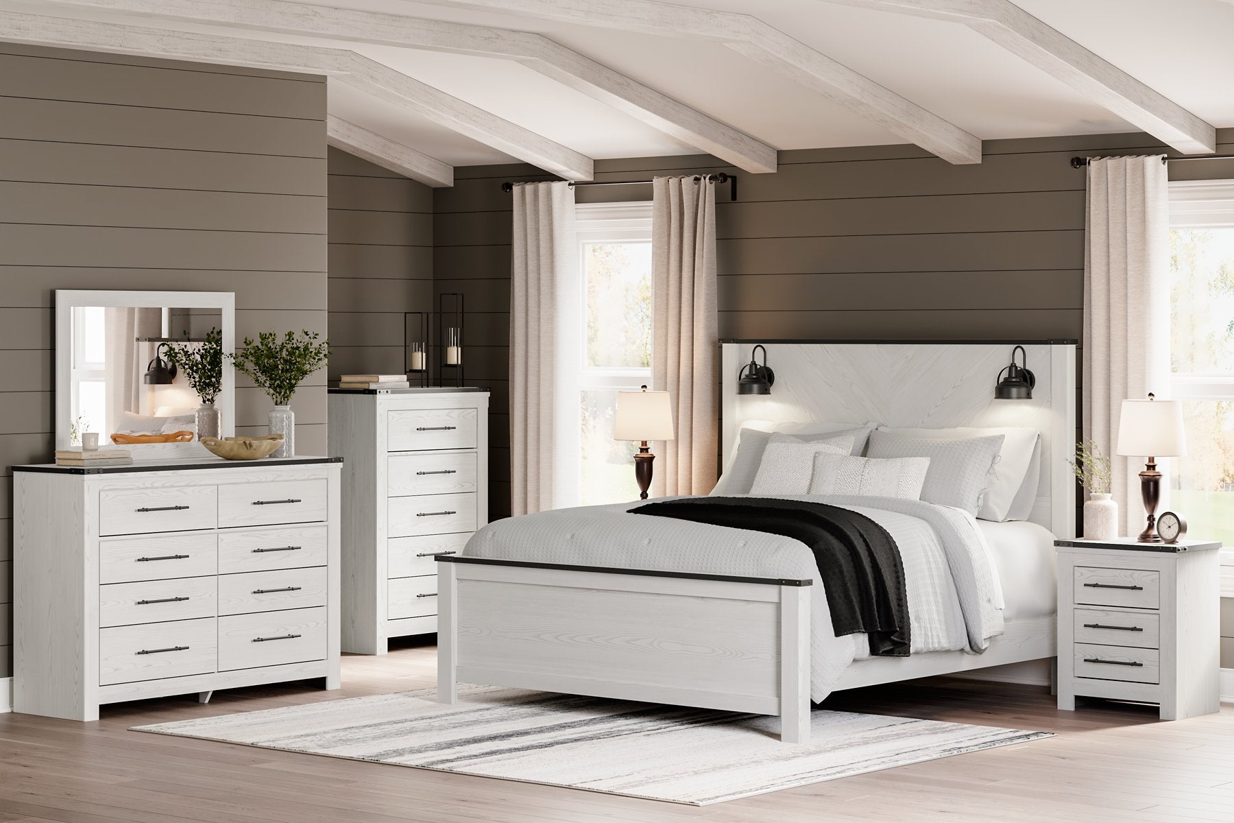 Schoenberg Bed - Half Price Furniture
