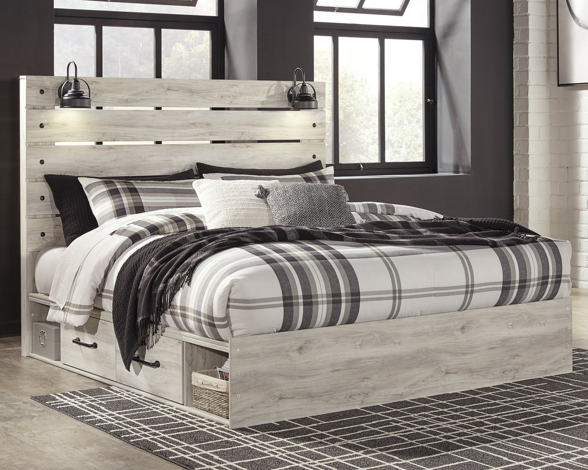 Cambeck Bed with 2 Storage Drawers  Las Vegas Furniture Stores