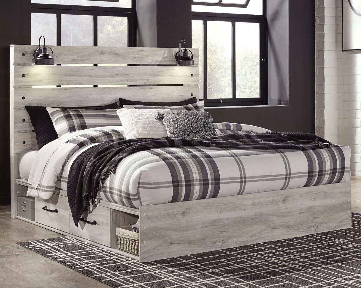 Cambeck Bed with 4 Storage Drawers - Bed - Half Price Furniture