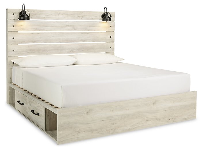 Cambeck Bed with 4 Storage Drawers Half Price Furniture