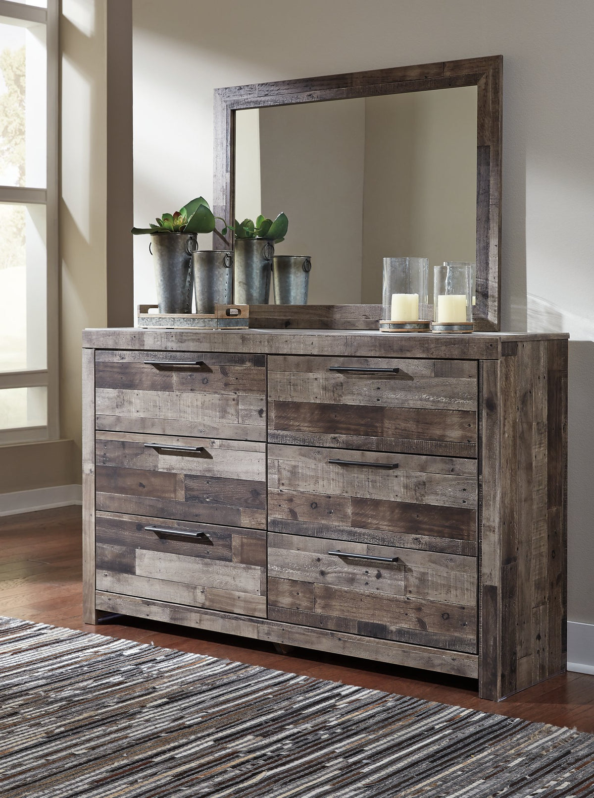 Derekson Dresser and Mirror - Half Price Furniture
