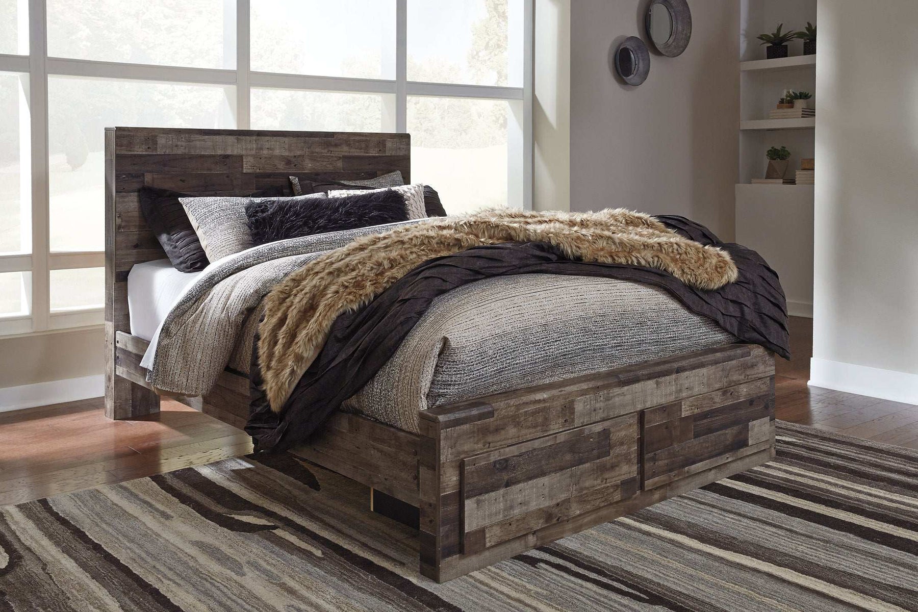 Derekson Panel Headboard Half Price Furniture
