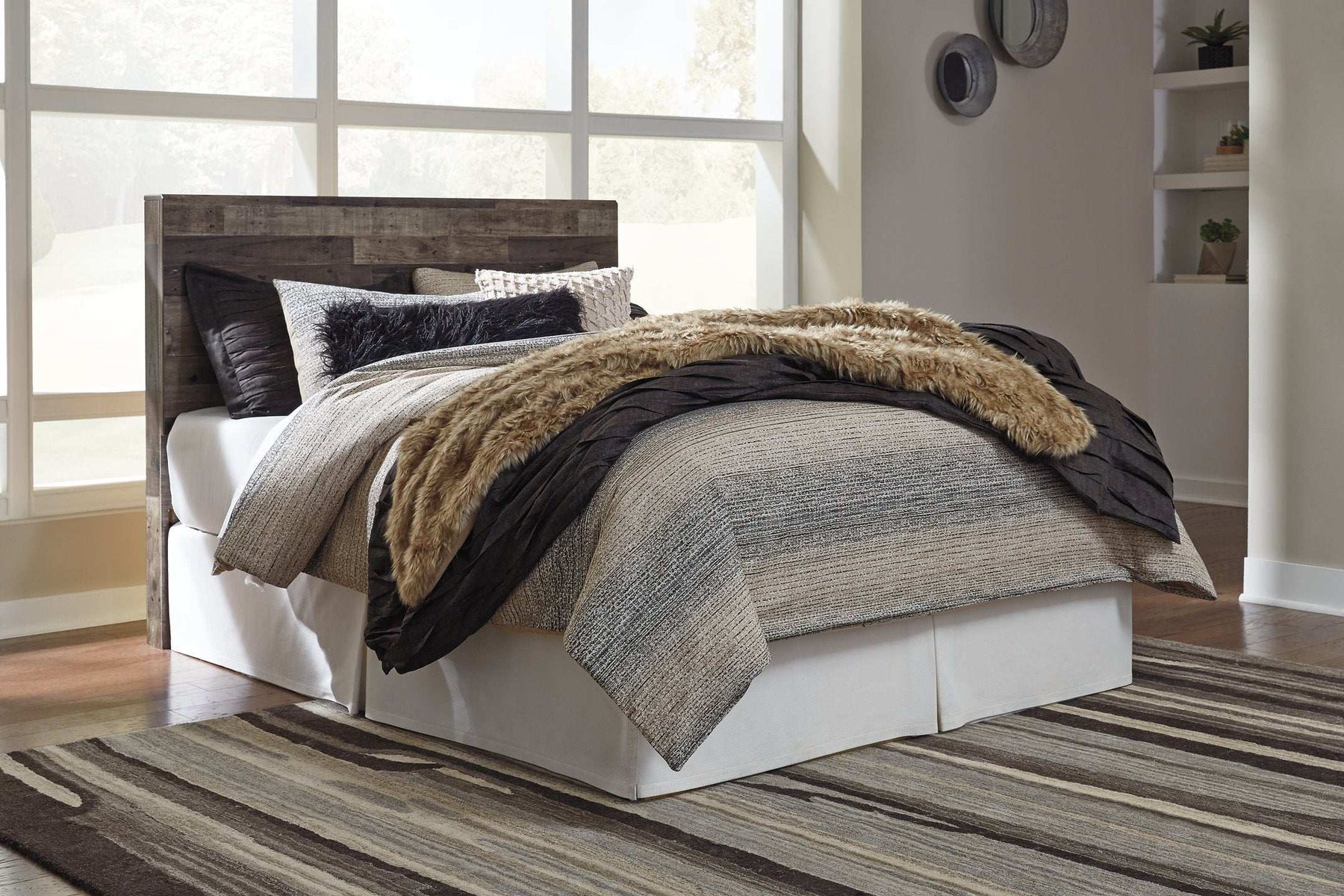 Derekson Panel Headboard Half Price Furniture