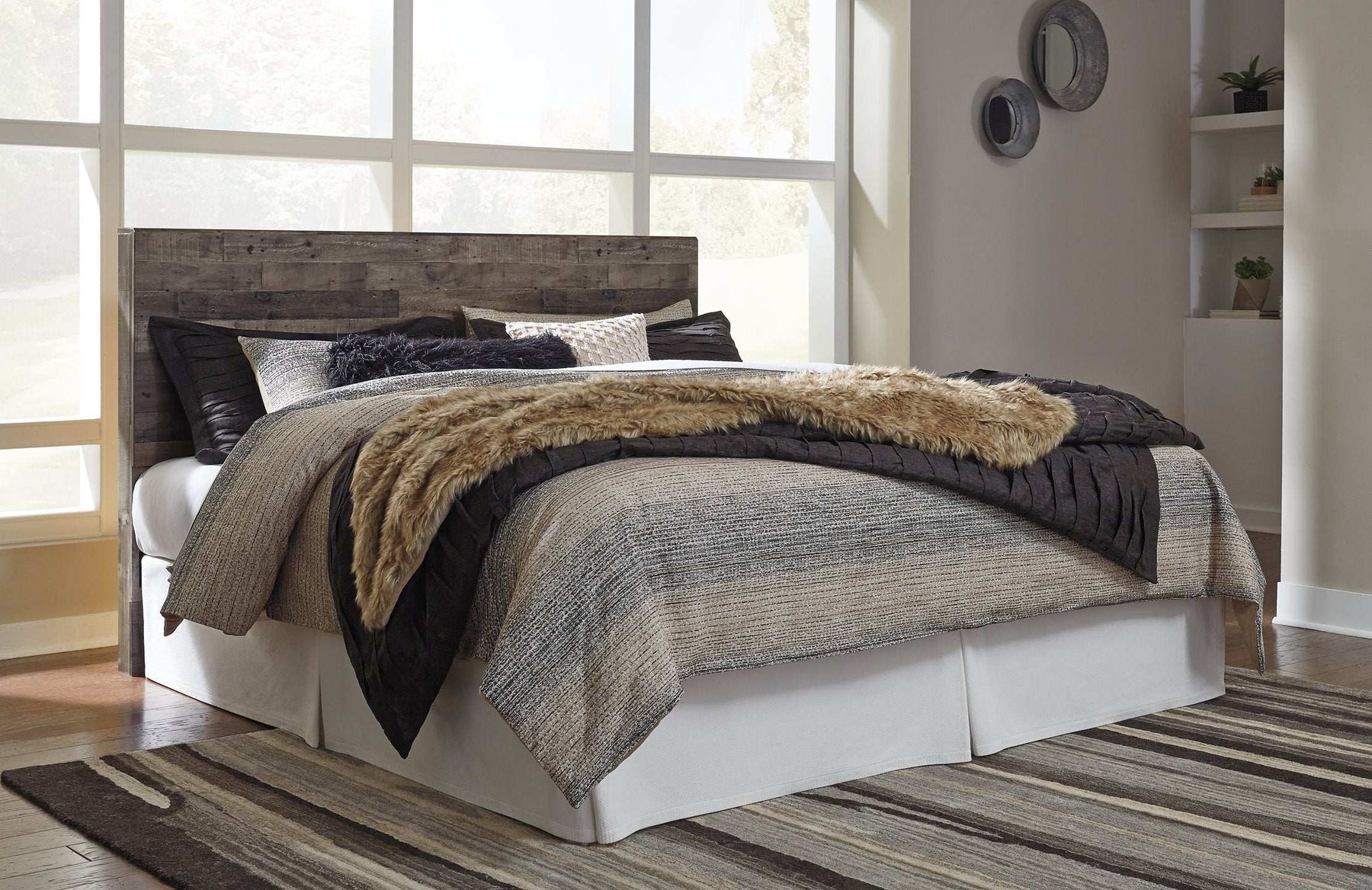 Derekson Panel Headboard Half Price Furniture